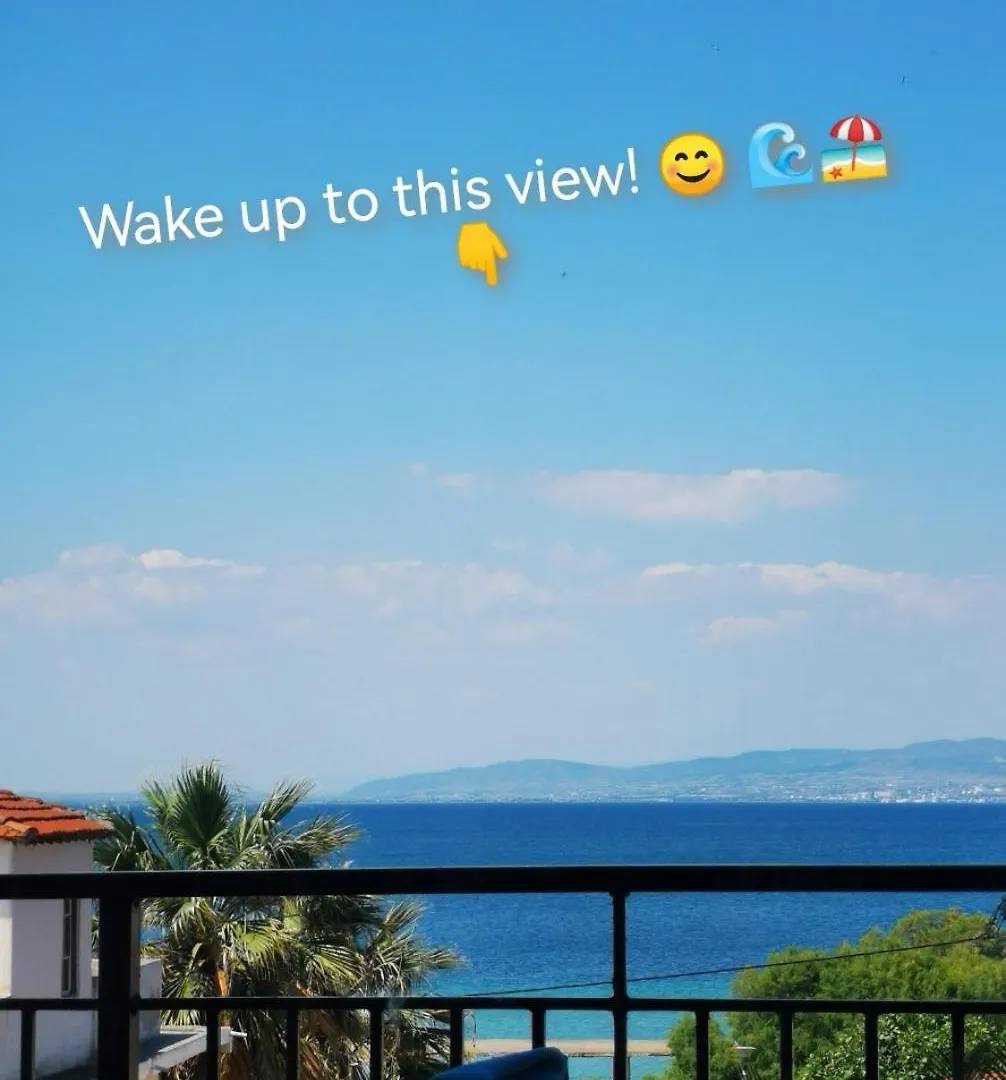 Pure Bliss: Luxury Beachfront Apartment with Panoramic Views Agia Triada  0*, Agia Triada (Thessaloniki) Greece